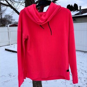 CLEARANCE! Bright Pink Cowl Neck Sweatshirt